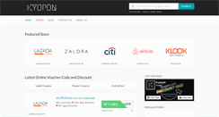 Desktop Screenshot of kyupon.com